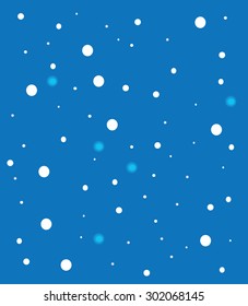 abstract background with circles on blue background