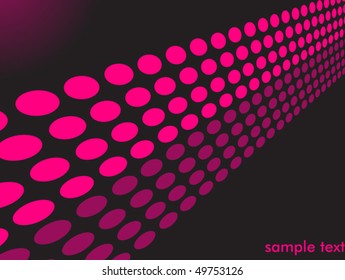 abstract background, circles perspective, illustration