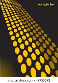  abstract background, circles perspective, illustration