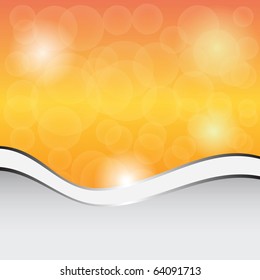 Abstract background with circles and place for text