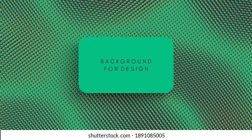 Abstract background with circles. Polka dots pattern. 3d dynamic vector illustration for cover, banner, flyer or presentation.