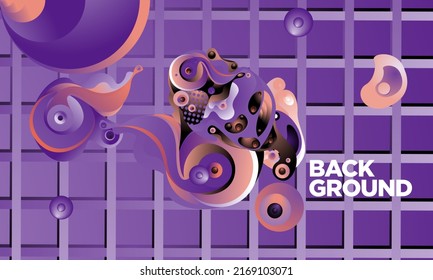 abstract background with circles for poster