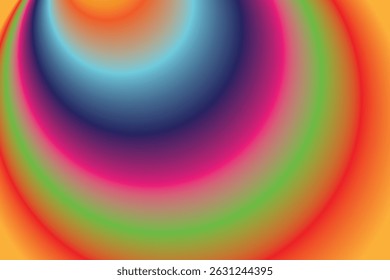 abstract background with circles rainbow design 