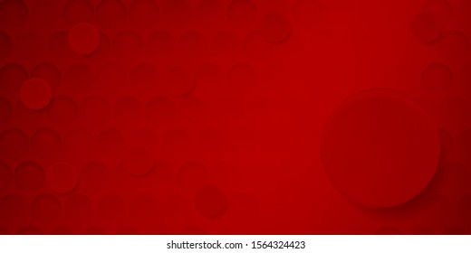 Abstract background with circles in red colors