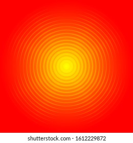 Abstract background with circles in red and yellow