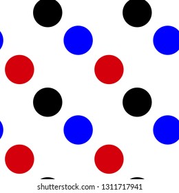 Abstract background with circles. Seamless pattern