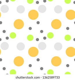 Abstract background with circles. Seamless pattern