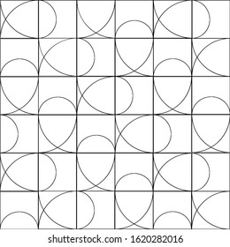 abstract background with circles and squares