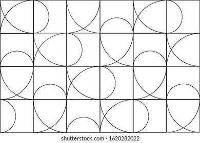 abstract background with circles and squares