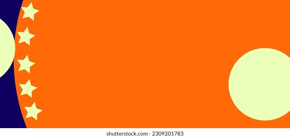 abstract background with circles and stars