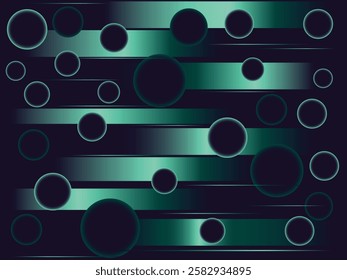 Abstract background with circles , stripes; cool backdrop illustration with shining circles and stripes