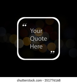Abstract background of circles template  for quotes
