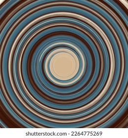 Abstract background with circles in turquoise, brown and beige 