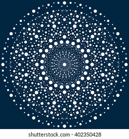 Abstract background with circles for use in design