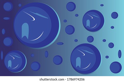 abstrakter Hintergrund mit Kreisen, Vektorgrafik