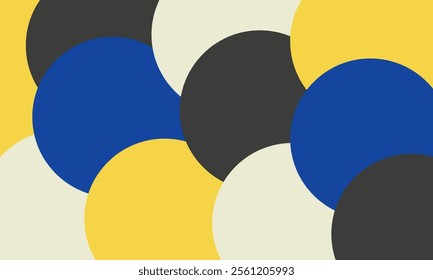 Abstract background with circles vector. Colorful geometric abstract background.