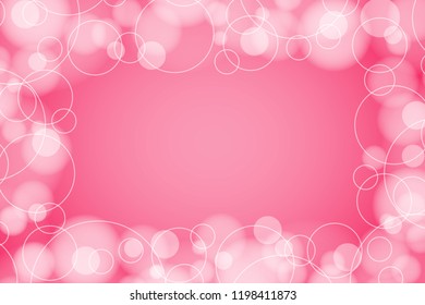 Abstract background, circles, vector graphics.