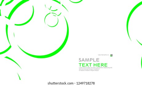 Abstract background with circles. Vector illustration.