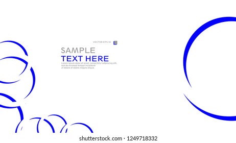 Abstract background with circles. Vector illustration.