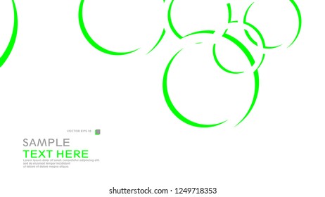 Abstract background with circles. Vector illustration.