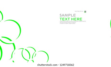 Abstract background with circles. Vector illustration.