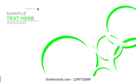 Abstract background with circles. Vector illustration.