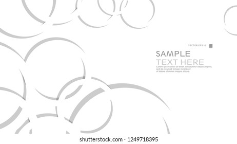 Abstract background with circles. Vector illustration.