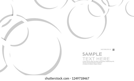 Abstract background with circles. Vector illustration.