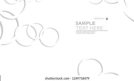 Abstract background with circles. Vector illustration.
