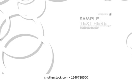 Abstract background with circles. Vector illustration.