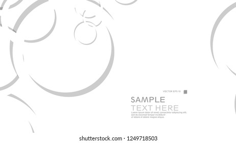 Abstract background with circles. Vector illustration.
