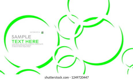 Abstract background with circles. Vector illustration.