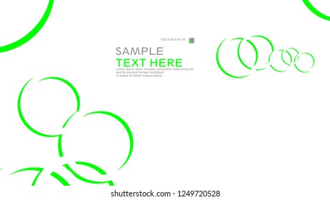 Abstract background with circles. Vector illustration.