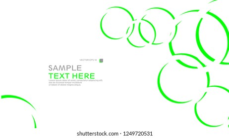 Abstract background with circles. Vector illustration.