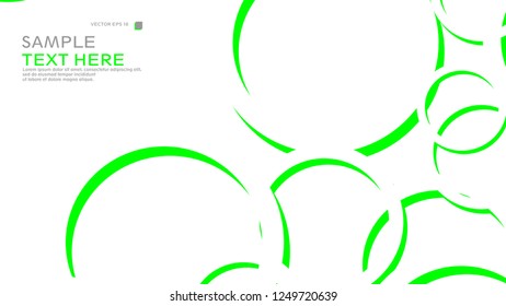 Abstract background with circles. Vector illustration.