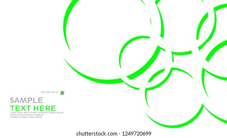 Abstract background with circles. Vector illustration.