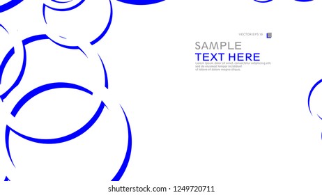 Abstract background with circles. Vector illustration.