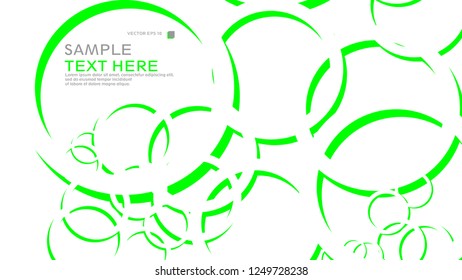 Abstract background with circles. Vector illustration.