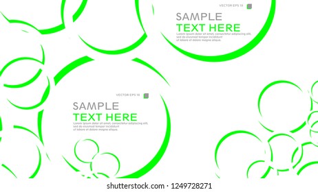 Abstract background with circles. Vector illustration.