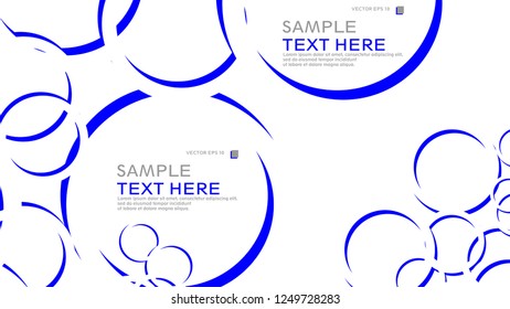 Abstract background with circles. Vector illustration.