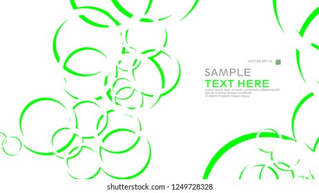 Abstract background with circles. Vector illustration.