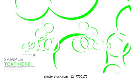 Abstract background with circles. Vector illustration.