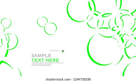 Abstract background with circles. Vector illustration.