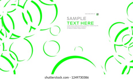 Abstract background with circles. Vector illustration.