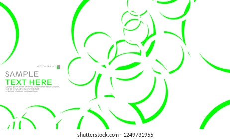 Abstract background with circles. Vector illustration.