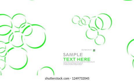 Abstract background with circles. Vector illustration.