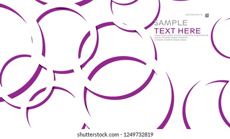 Abstract background with circles. Vector illustration.