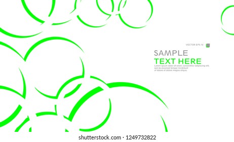 Abstract background with circles. Vector illustration.