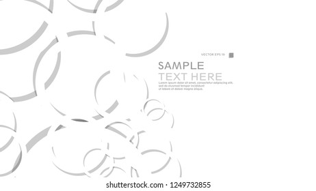 Abstract background with circles. Vector illustration.