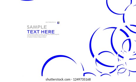 Abstract background with circles. Vector illustration.